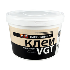 Клей акриловый напольный (для линолеума и ковровых покрытий) ВГТ № 1 Эконом, 1,5 кг, 2820