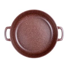 Жаровня алюминий, 3 л, антиприг, Горница, Шоколад, ж261аш