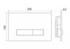 BelBagno Genova BB020-GV-CHROME.M Кнопка смыва, цвет: хром