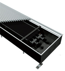 K93G0A200001250 Конвектор Emcotherm 345х90х1250, решетка рулонная, анодированный алюминий