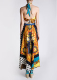 Платье длинное D&G