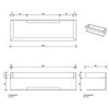 Decor Walther Contract 0651560 Душевая полка, цвет: чёрный