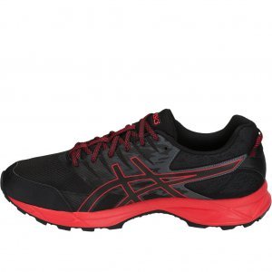 Кроссовки внедорожники мужские Asics Gel Sonoma 3 черные-красные - 5