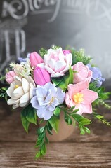 Мыльный букет 650