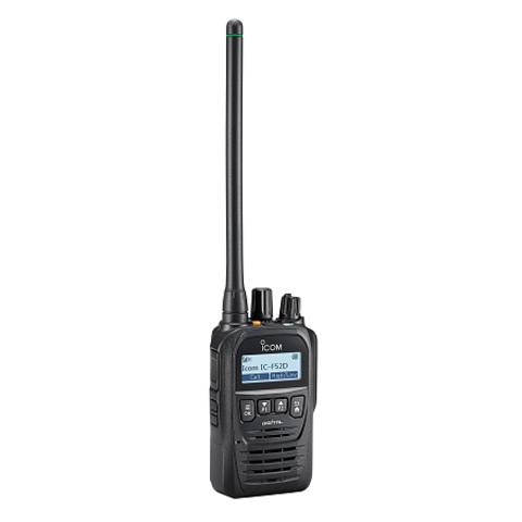 Портативная цифровая однодиапазонная УКВ IDAS радиостанция Icom IC-F52D (VHF)