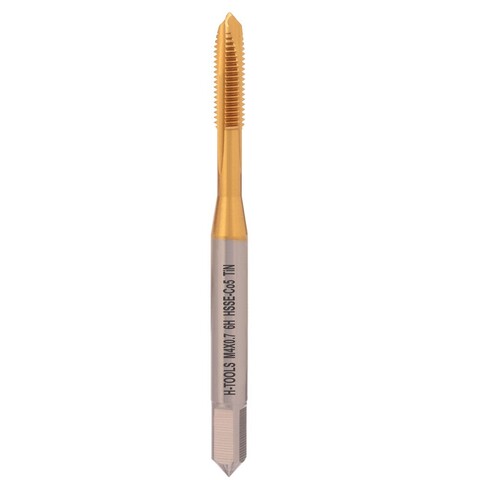Метчик М 4,0х0,7 (Машинный) DIN371 HSSE-TiN 6h B/4-5P 63мм a=3,4 H-Tools 113X01-C2-0040