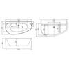 Allen Brau Priority 2.31005.20A/AM Акриловая ванна, 160x78, цвет: белый