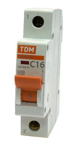 Авт. выкл.ВА47-29 1Р 25А 4,5кА х-ка В TDM