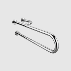 Nofer 15048.B Поручень полукруглый правый неподвижный с тремя точками опоры, глянцевый. фото
