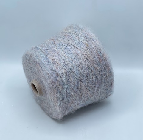 Lanifico del Olivo, Kilt, 450м, 20% Кид-мохер, 20%Меринос, 15%Вискоза, 22%Полиамид, 23%Акрил, Северное сияние на черной основе,42388