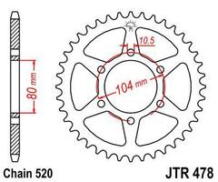 Звезда ведомая JTR478 43ZBK