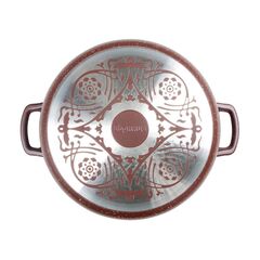 Жаровня алюминий, 3 л, антиприг, Горница, Шоколад, ж261аш