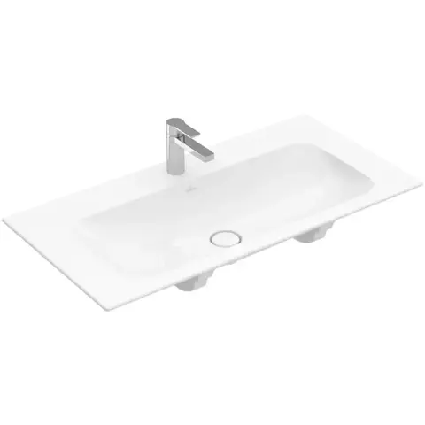 Villeroy&Boch Finion 4164ABR1 Раковина 100x50 c отверстием для смесителя, c переливом, материал-TitanCeram, грязеотталкивающее покрытие-CeramicPlus