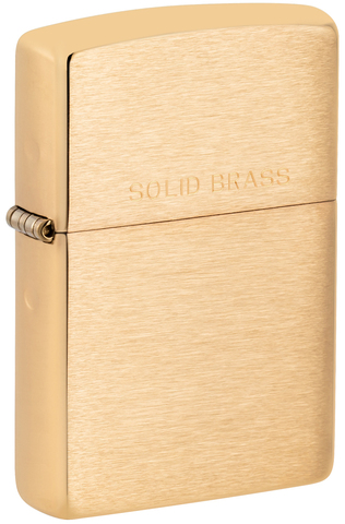 Зажигалка Brushed Brass Zippo 204