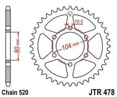 Звезда ведомая JTR478 43ZBK