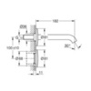 GROHE Essence E 36447000 Кран для раковины встраиваемый инфракрасный