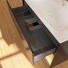 Villeroy&Boch Finion G040HFPD Тумба под раковину 99,6x59,1x49,8, с подсветкой LED, 2 выдвижных ящика. крепежный комплект Black Matt Lacquer / Gold Matt Lacquer