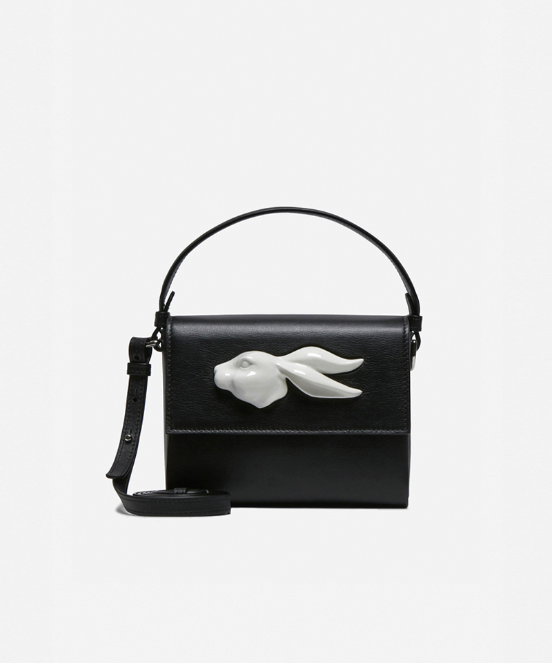Сумка Flap Rabbit Head Big BLACK