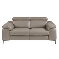 2-х местный диван 6121/5320-2P с обивкой из кожи и механизмом relax