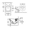 Villeroy&Boch Collaro 4626HS01 Унитаз подвесной безободковый, сиденье в комплекте