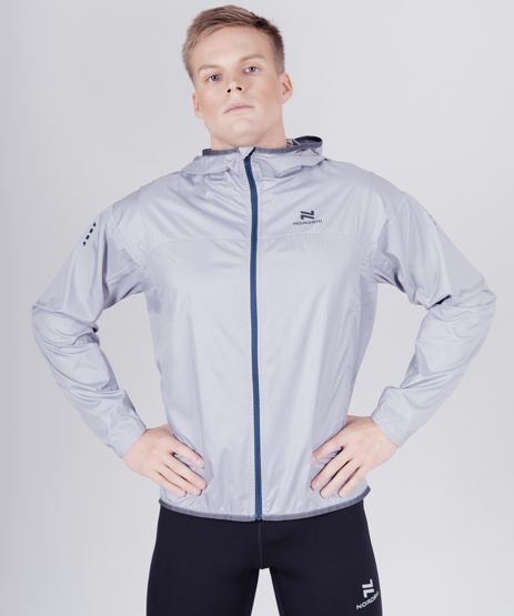 Мужская куртка для бега Nordski Pro light grey - 4