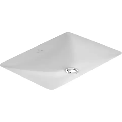 Villeroy&Boch Loop & Friends 616320R1 Раковина под столешницу 61,5x38, отверстия для смесителя-отсутствуют, перелив-есть, вид грязеотталкивающего покрытия-Ceram