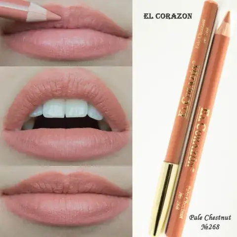 El Corazon карандаш для губ 268 Pale Chestnut