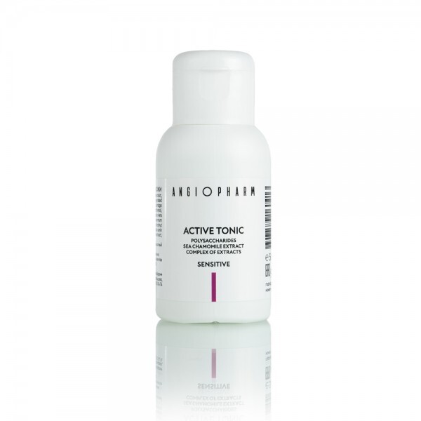 МИНИАТЮРА Активный тоник для чувствительной кожи ANGIOPHARM Active Tonic 50 мл