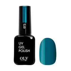 OLYSTYLE гель-лак для ногтей тон 075 темно-бирюзовый 10мл