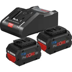 Аккумуляторы и зарядное устройство ProCORE 2x18V 8 A·ч + GAL 18V-160 C BOSCH 1600A016GP