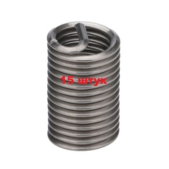 Вставка резьбовая М10х1,5 DIN8140S (Нерж. Сталь) 1,0xD 6h 15шт H-Tools 107215HT-15