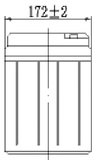 Аккумулятор WBR GPLG12-150