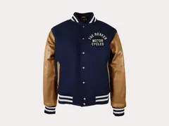 Мотокуртка ROKKER College Navy/Brown