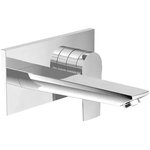 Villeroy&Boch Subway 2.0 TVW10211211061 Смеситель для раковины настенный с клапаном push-open, цвет: хром