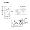 Villeroy&Boch Subway 2.0 5614R0 Унитаз с открытым смывным краем