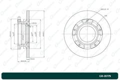 Диск тормозной G-brake  GR-01779