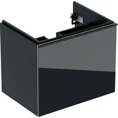 Geberit Acanto 500.610.JK.2 Тумба под раковину, 64x53.5x47.5см, темно-серый / лакированный матовый, темно-серый / глянцевое стекло фото
