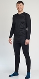 Комплект термобелья с ветрощащитой Nordski Active WS Black NEW