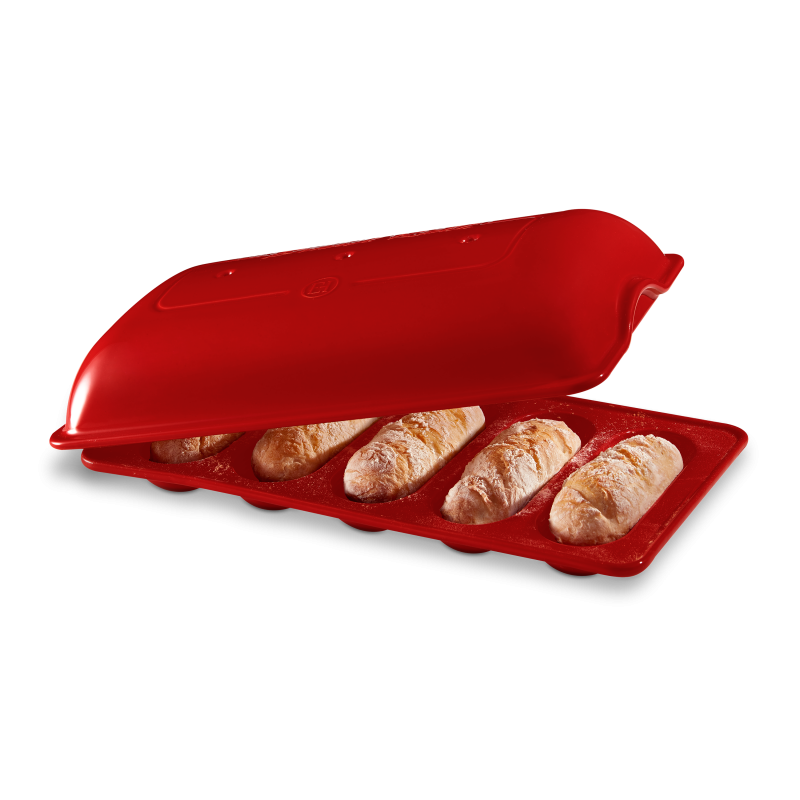 Форма Mini-Baguettes для выпечки мини-багетов Emile Henry (гранат)