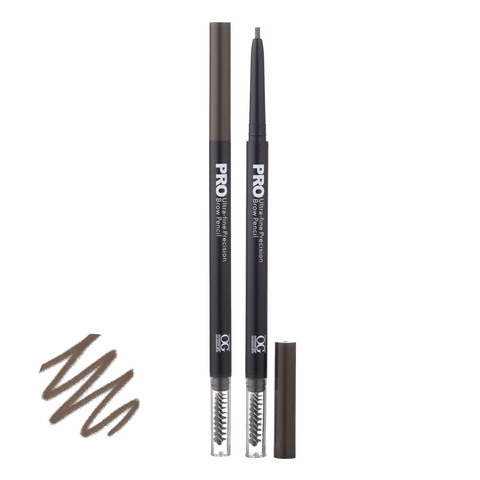 OG-H72403 Карандаш для глаз и бровей тон 03 DARK BROWN автоматический с щеточкой