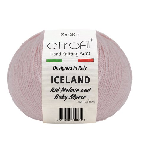 Iceland ETROFIL (55% полиамид, 30% вискоза, 10% мохер, 5% альпака, 50 гр/250 м)