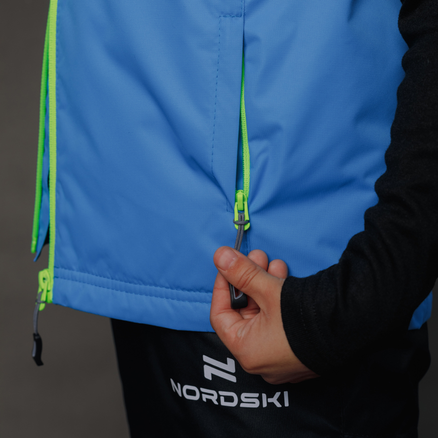 Nordski Jr Motion теплый жилет детский Blue - 5