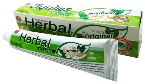 Twin Lotus Зубная паста Оригинальная: Herbal Original ,100гр