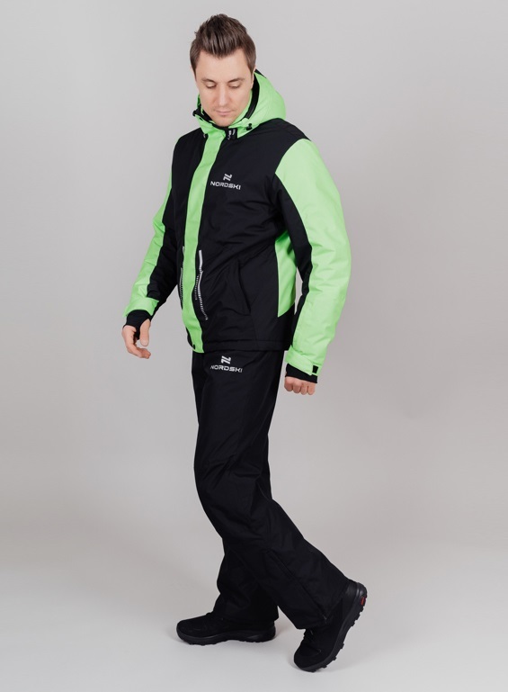 Nordski Extreme горнолыжный костюм мужской lime