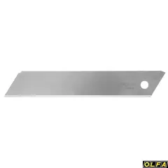 OLFA 18 мм, 10 шт, в пластиковом кейсе, несегментированные лезвия (OL-LB-SOL-10)