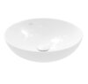Villeroy&Boch Loop & Friends 4A460001 Раковина для установки на столешницу D=420 mm, TitanCeram, с переливом, нешлифованный, Альпийский белый