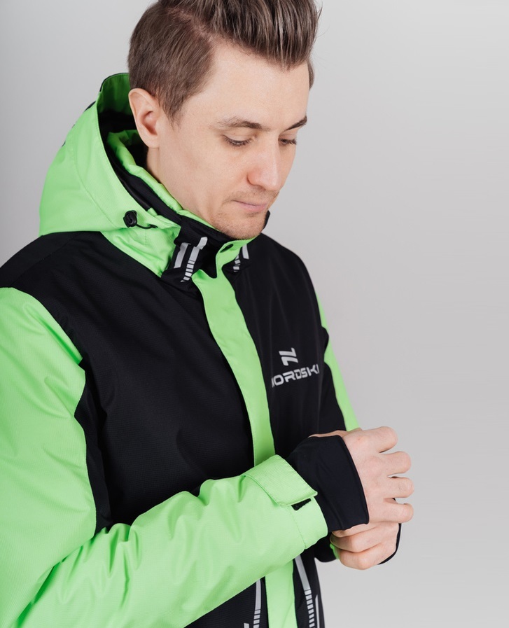 Nordski Extreme горнолыжный костюм мужской lime - 3