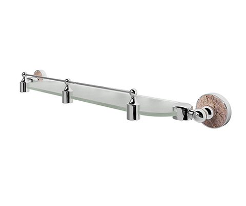 WasserKRAFT Nau K-7744 Полка косметическая, цвет: хром
