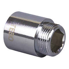 Удлинитель TEBO хромированный 1/2"x10 мм ВР/НР