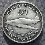 K10064 1990 Чехословакия жетон 50 лет Битва за Британию 1940-1990